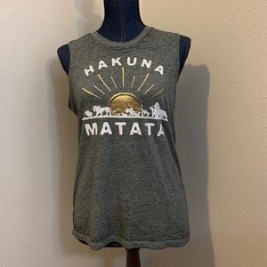 Disney Lion King Hakuna Matata muscle T-shirt